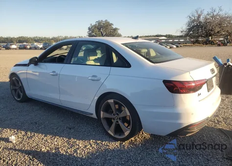 2024 Audi A4 Premium Plus 45 из США, поврежденный, VIN WAUEAAF45RN001936
